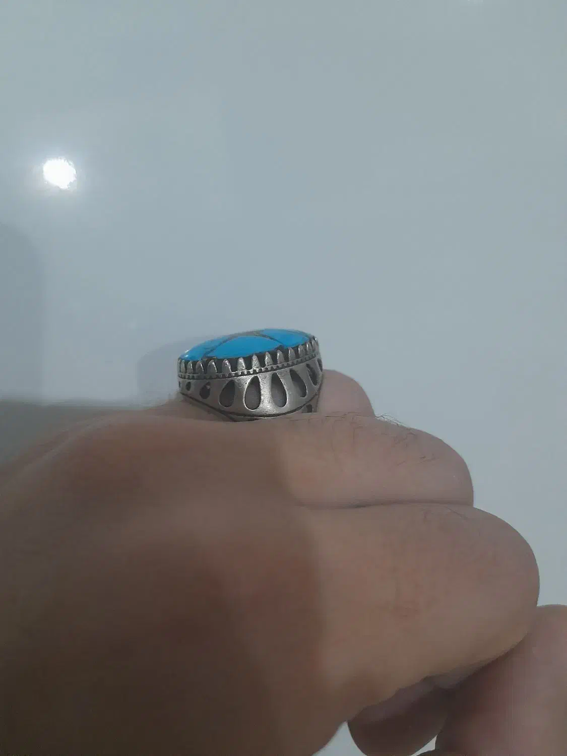 انگشتر فیروزه نیشابور|جواهرات|بروجرد, |دیوار