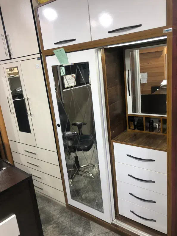 کمد دیواری ریلی شرکت دهقان چوب کد۱۲|جاکفشی، کمد، دراور|تهران, نعمت‌آباد|دیوار