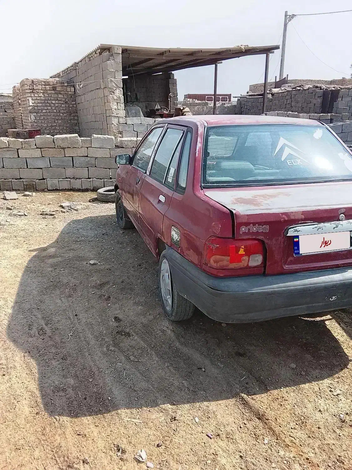 پرایدمدل ۸۳|خودرو سواری و وانت|هیرمند, |دیوار