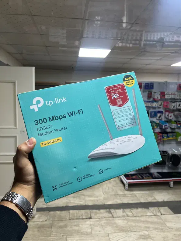 مودم مخابراتی ADSL تی پی لینک TP LINK 8961|مودم و تجهیزات شبکه|اسلام‌شهر, شهرک مفیدی|دیوار