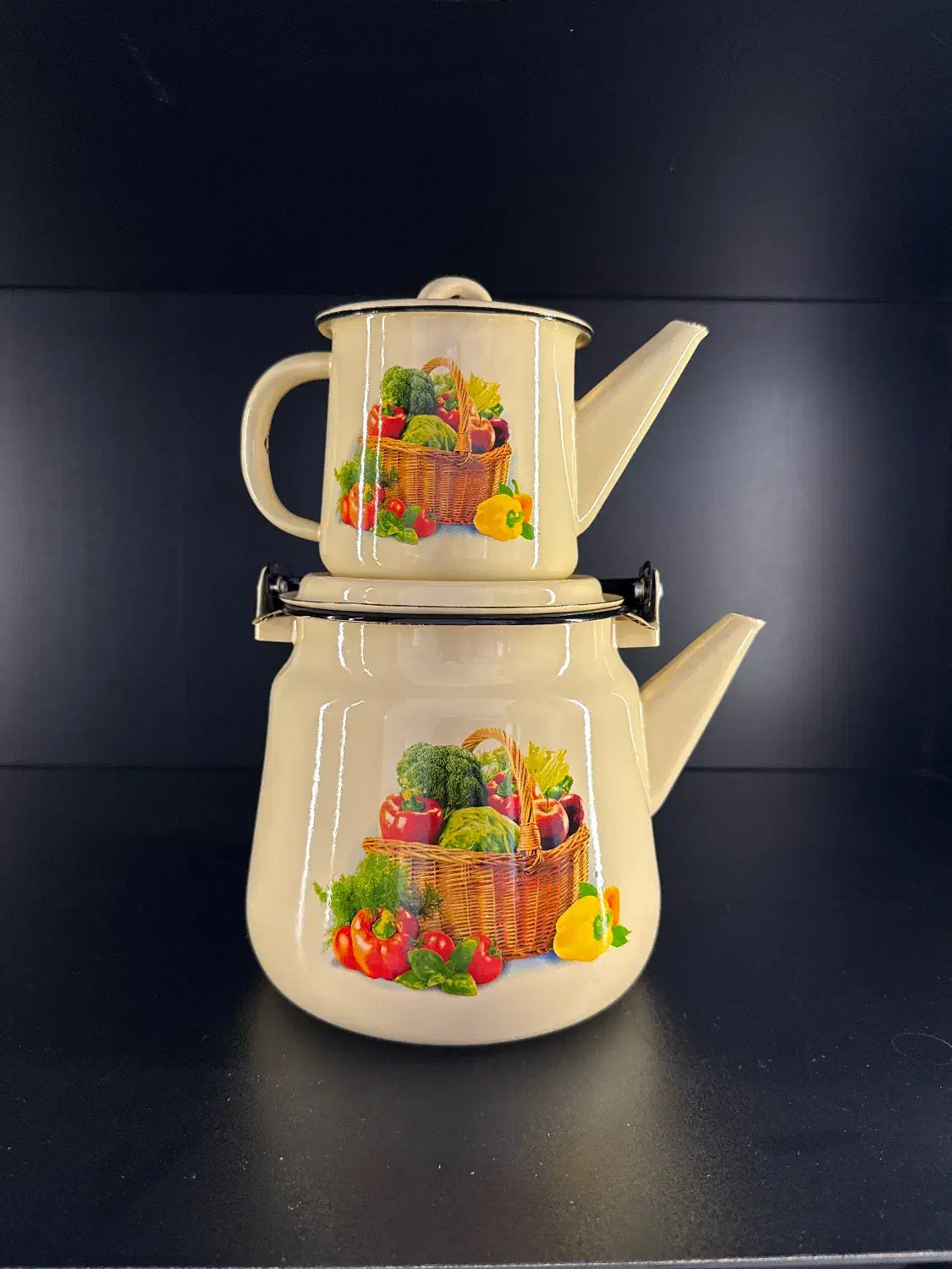 قوری کتری۳/۵ لیتری لعاب روس|قوری، کتری، قهوهساز دستی|هشتگرد, شهرک ولیعصر (مصلی)|دیوار