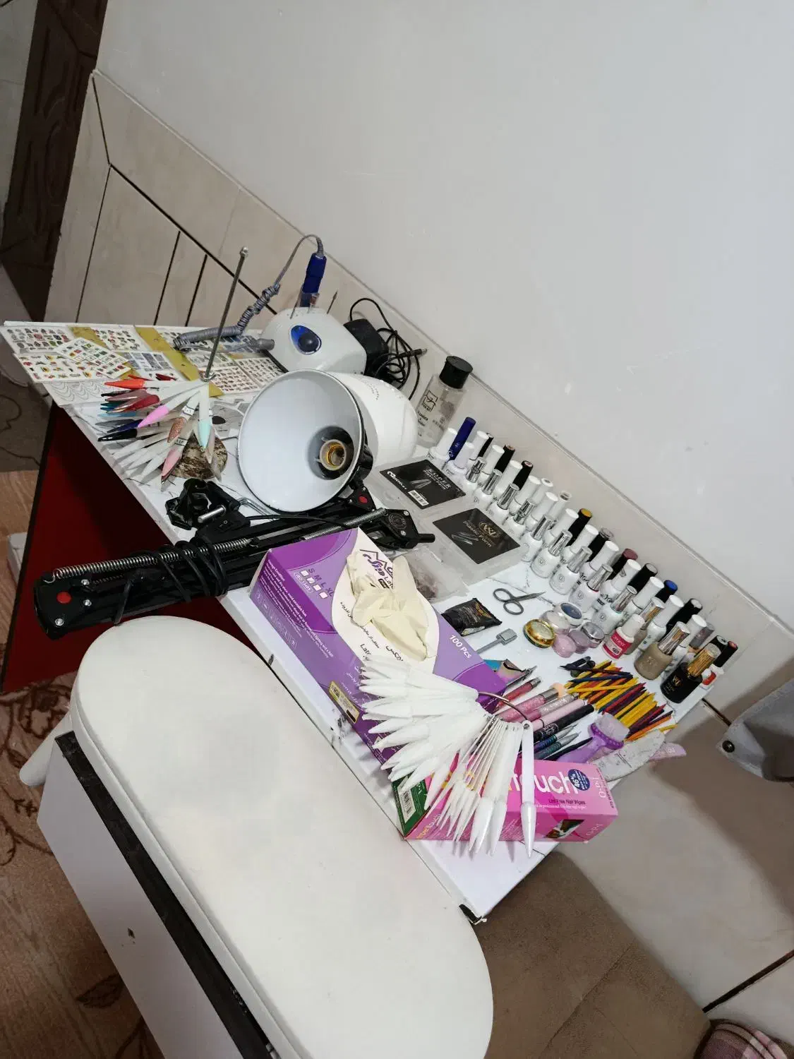 وسایل کاشت ناخن در حدنو|آرایشی، بهداشتی، درمانی|مرودشت, کناره|دیوار