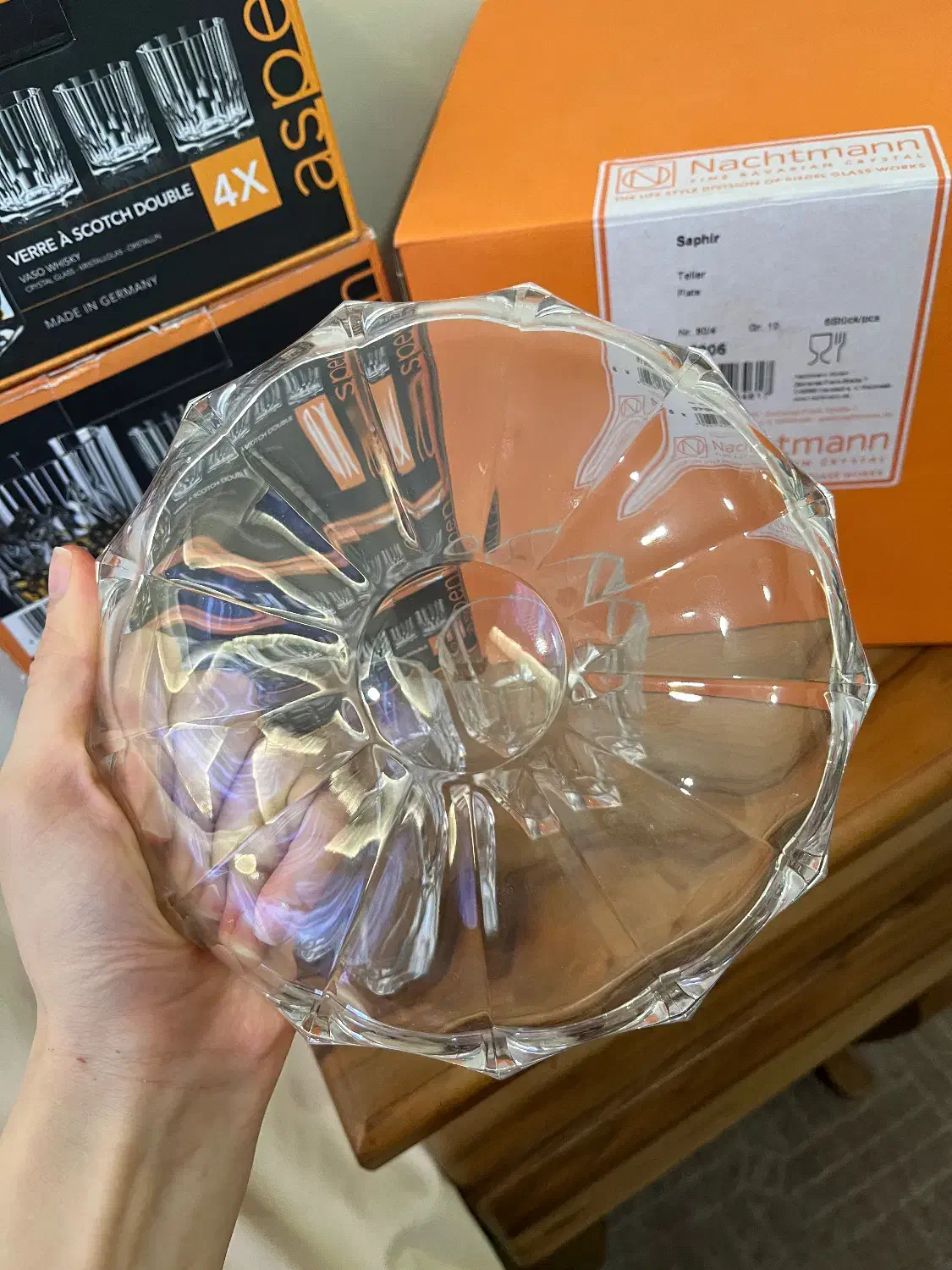 پیش دستی کریستال ناخمن طرح سفیر|ظروف سرو و پذیرایی|تهران, عباس‌آباد|دیوار