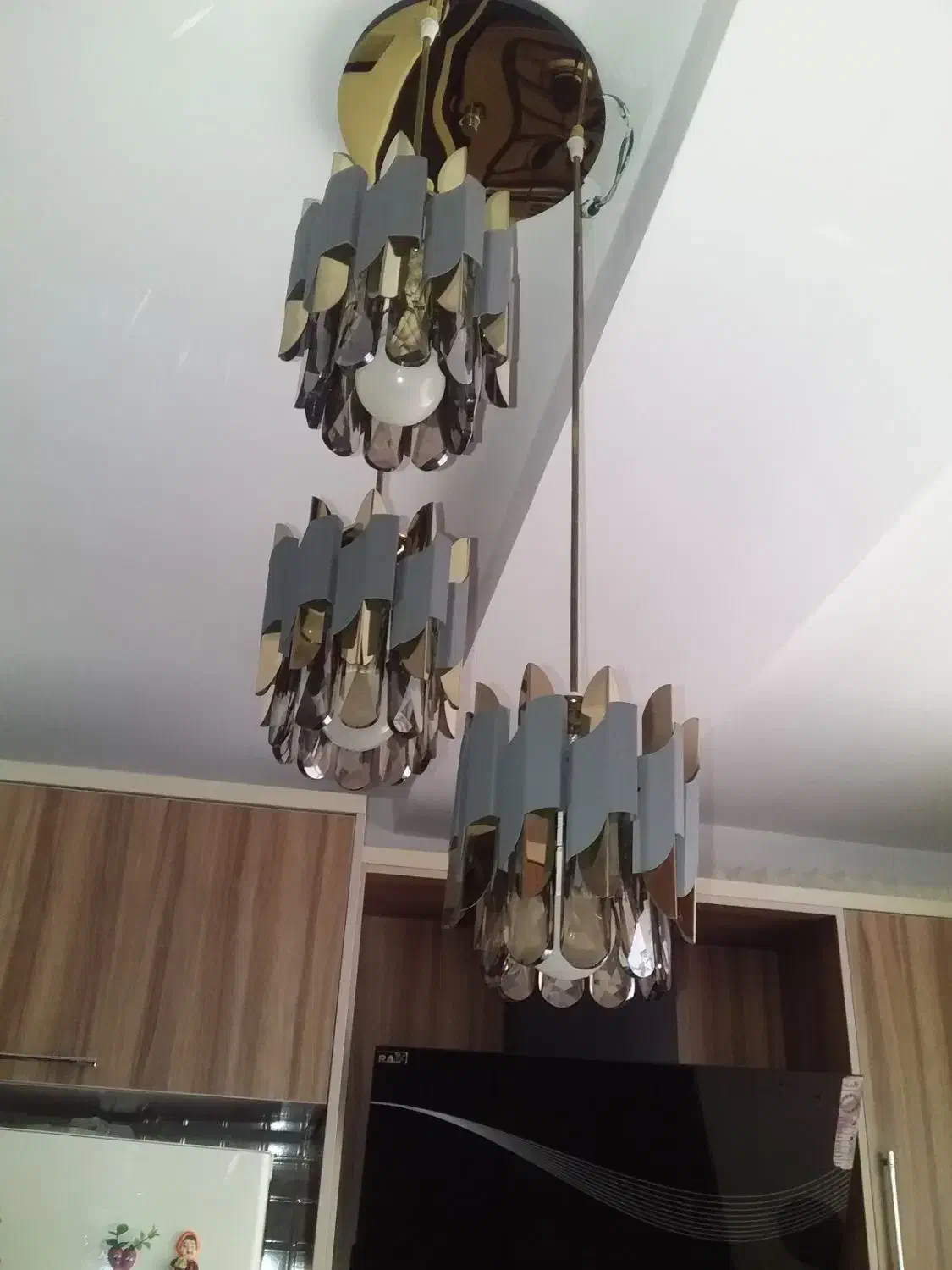 لوستر شیک|لوستر و چراغ آویز|قرچک, شهرک الحدید|دیوار