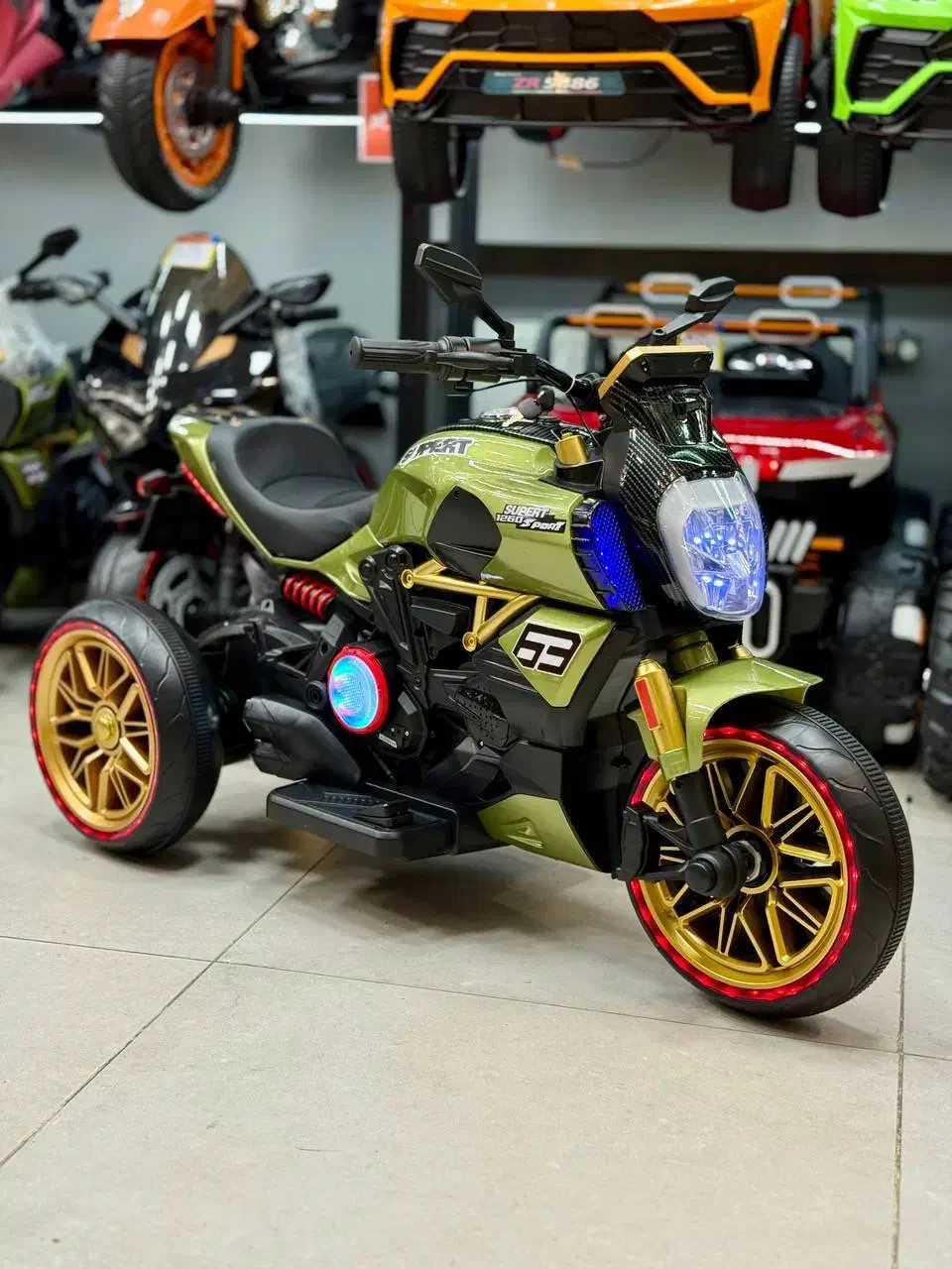 موتورشارژی سه چرخ کد ZR 5705* اقساطی|اسباب‌بازی بچه|رشت, گلسار|دیوار