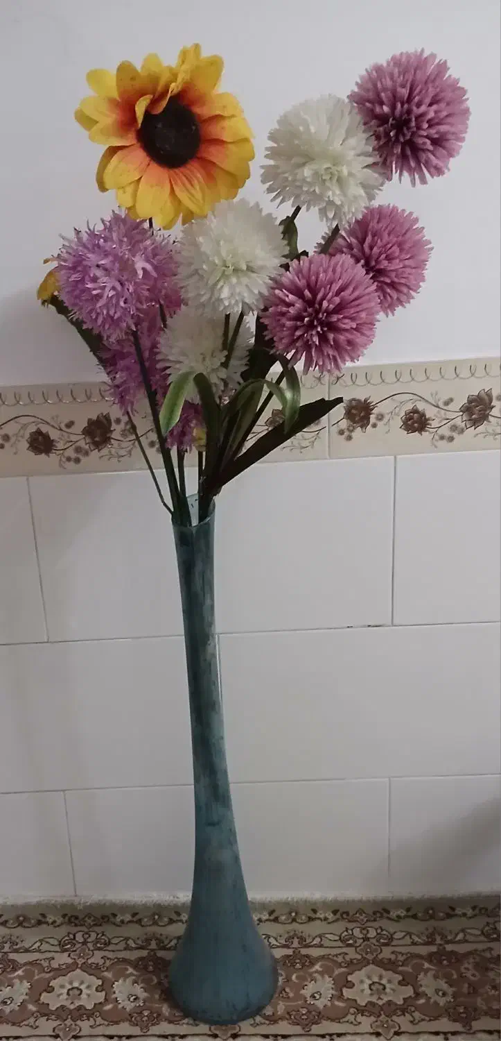 گل مصنوعی با گلدان|گل مصنوعی|زنجان, |دیوار