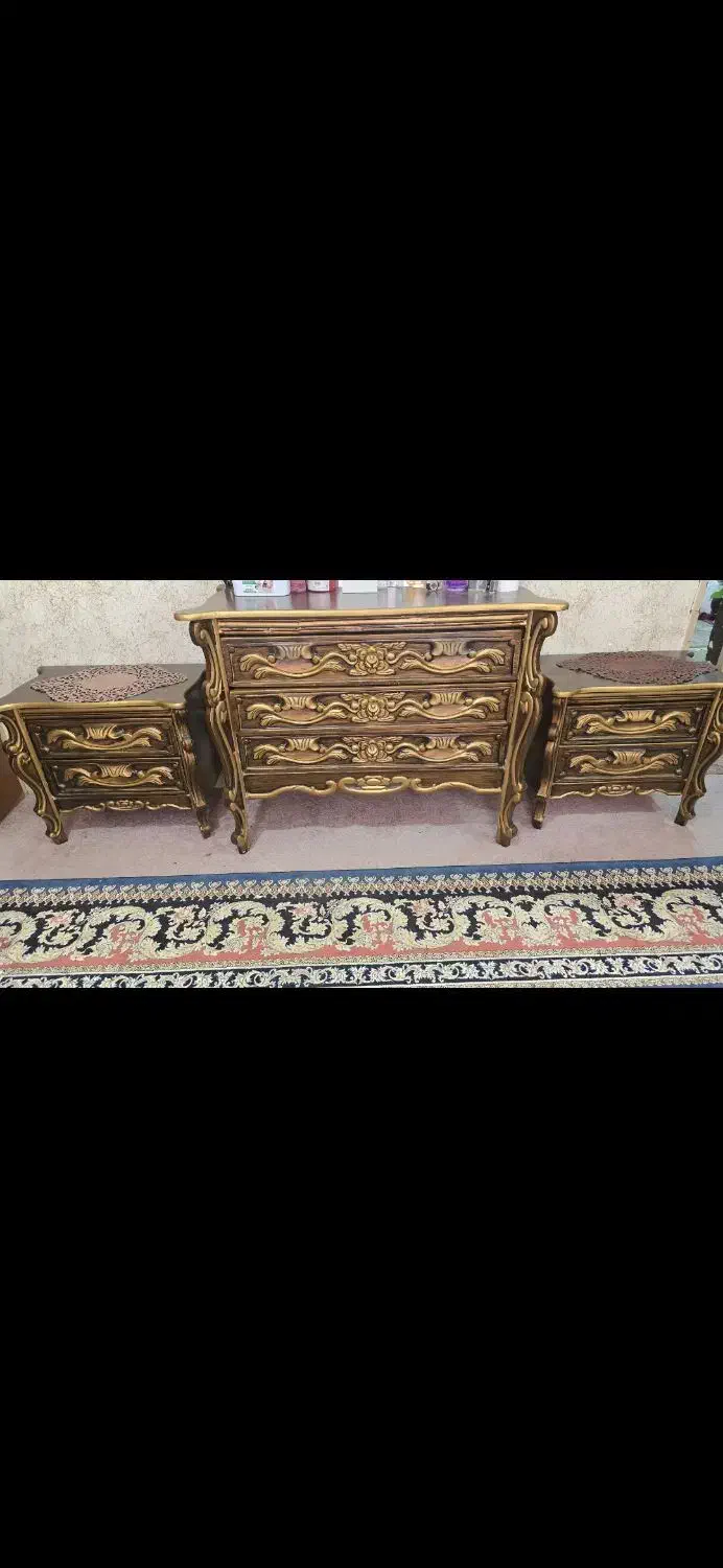 ست چوب راش|بوفه، ویترین، کنسول|اهواز, گلستان|دیوار