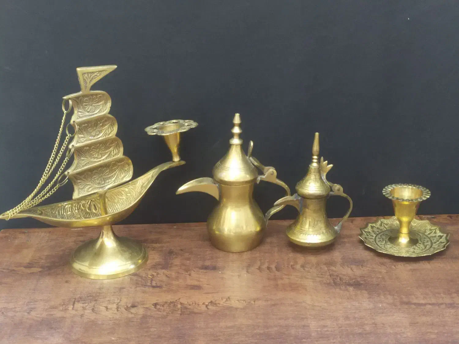 دله وشمعدون برنجی|کلکسیون و سرگرمی|تهران, فردوس|دیوار