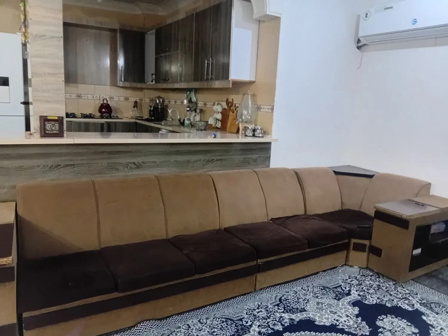 مبل ال جنس مخمل|مبلمان خانگی و میز عسلی|آبادان, |دیوار