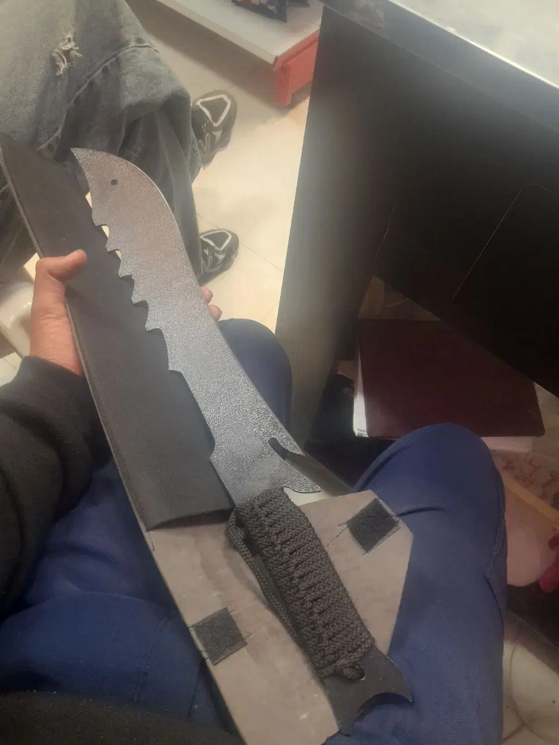 چاقو بامبو زن اره ایی|کوهنوردی و کمپینگ|فولادشهر, C5|دیوار