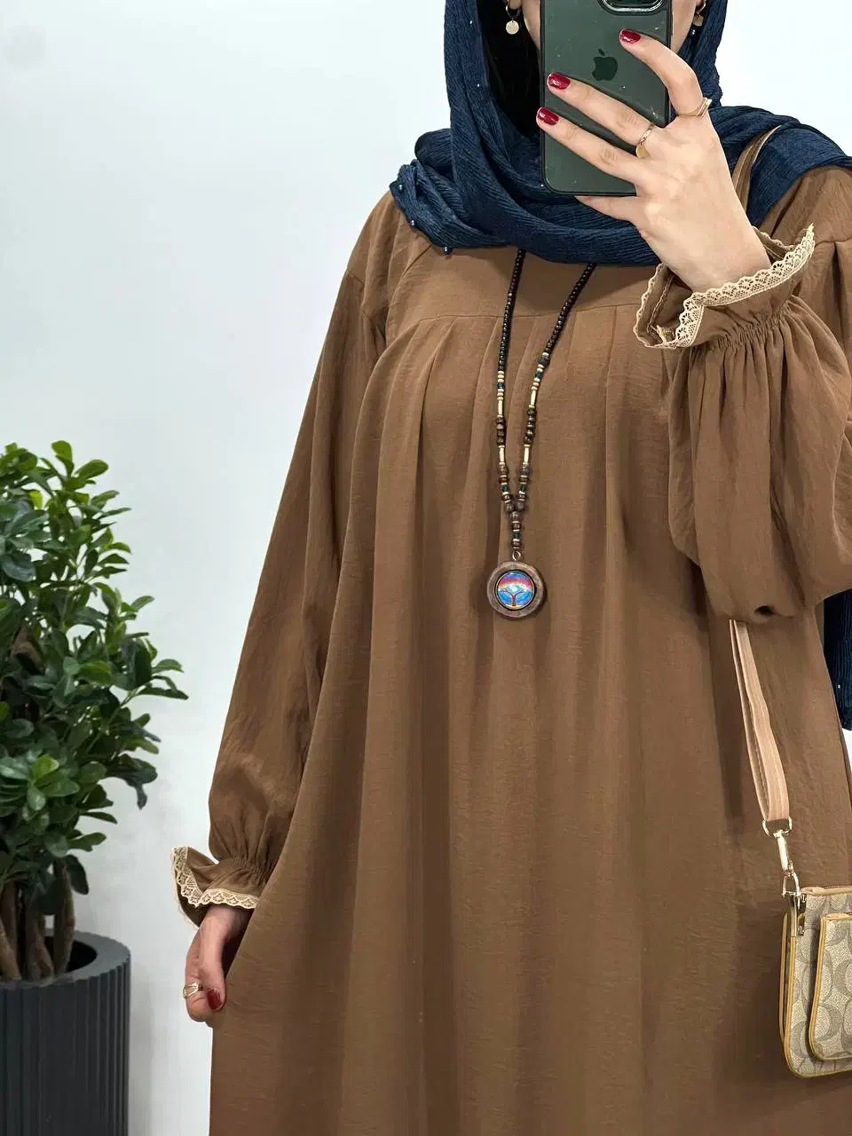 مانتو عبا نو رنگ شتری|لباس|تهران, امانیه|دیوار