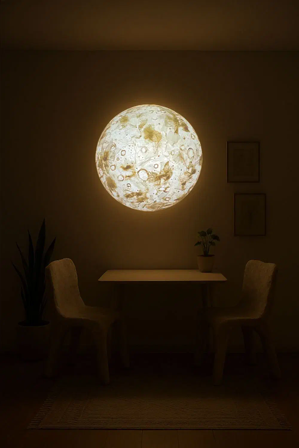 دیوارکوب ماه سه بعدی رئال|لوستر و چراغ آویز|تهران, تجریش|دیوار