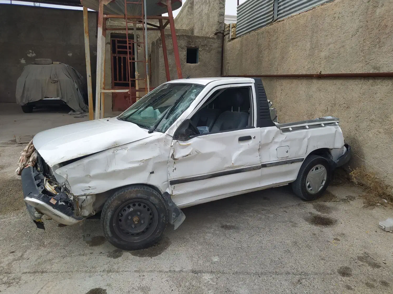 وانت پراید پرایدبار مدل 1403 تصادفی|خودرو سواری و وانت|کوار, |دیوار