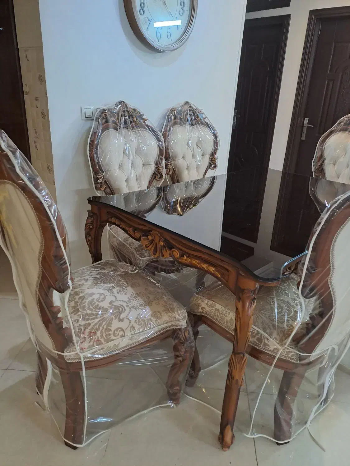 فروش میز ناهارخوری ۶نفره استیل|میز و صندلی غذاخوری|گرگان, |دیوار