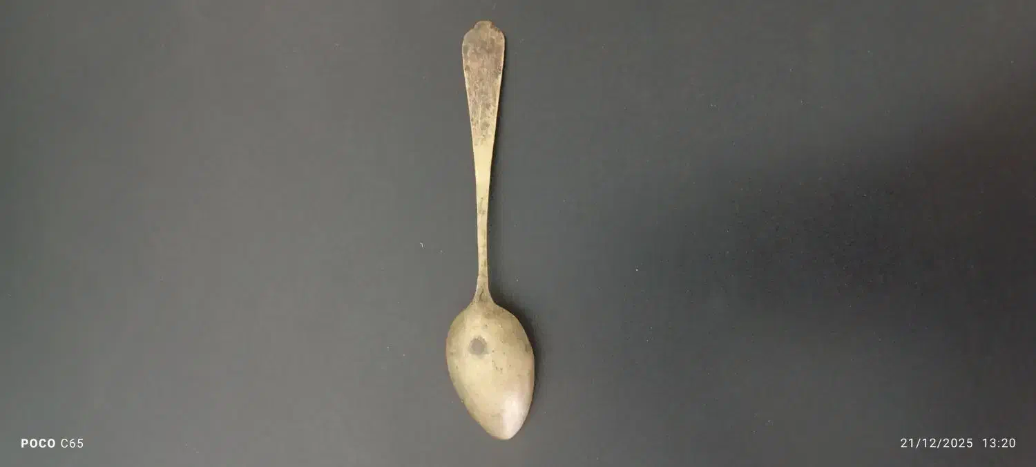 قاشق قدیمی ۹۰ ساله|کلکسیون اشیاء عتیقه|رشت, حمیدیان|دیوار