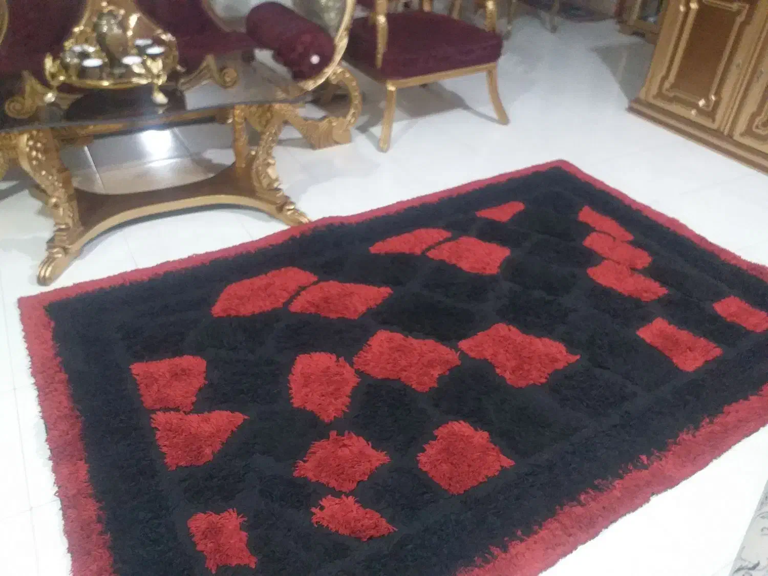 گلیم فرش پرزدار ترک ۴ متری|فرش|کرمانشاه, |دیوار