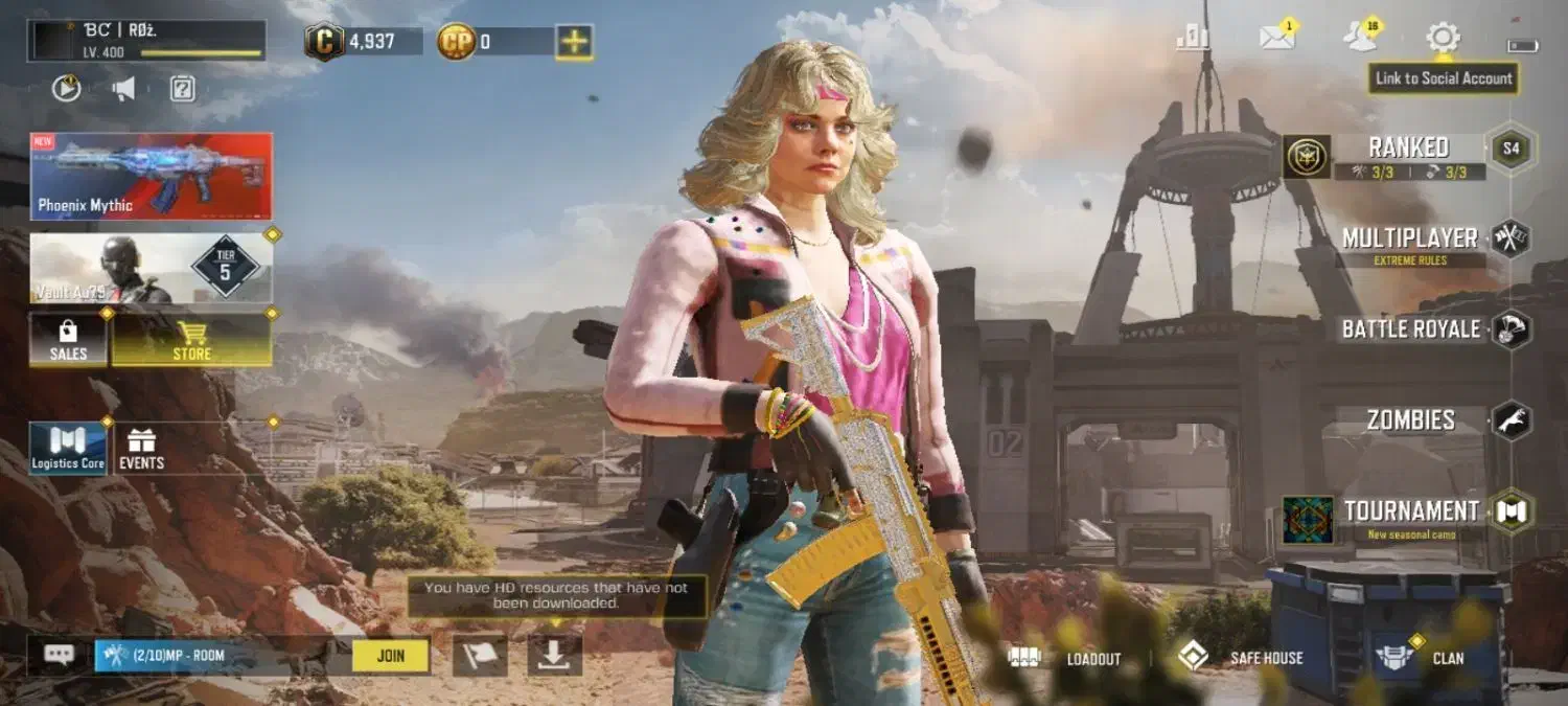 اکانت کالاف طاق با اچ اس لجند|کنسول، بازی ویدئویی و آنلاین|بیرجند, |دیوار