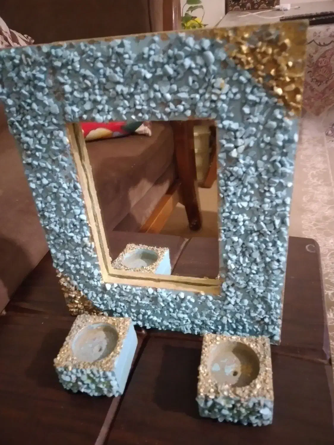 اینه و دو شمعدان۲۷۰ تومن|آینه|ایلام, |دیوار