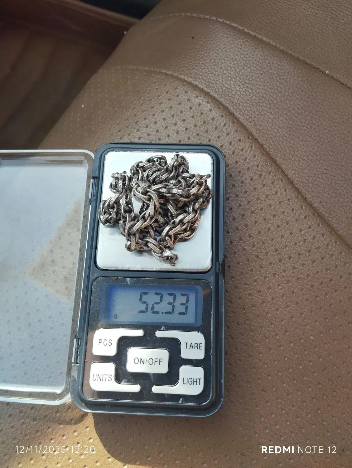 زنجیر نقره اینه کاری|جواهرات|اردبیل, |دیوار