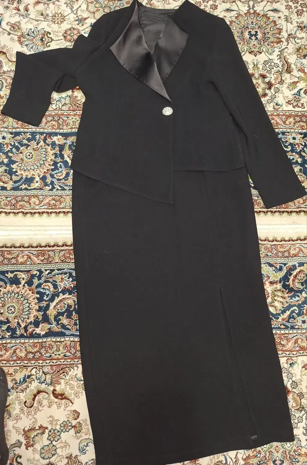 کت و دامن بلند مشکی سایز ۴۲|لباس|تهران, دردشت|دیوار