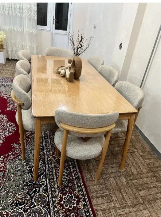 میز غذا خوری ۸ نفره باصندلی|میز و صندلی غذاخوری|سقز, |دیوار