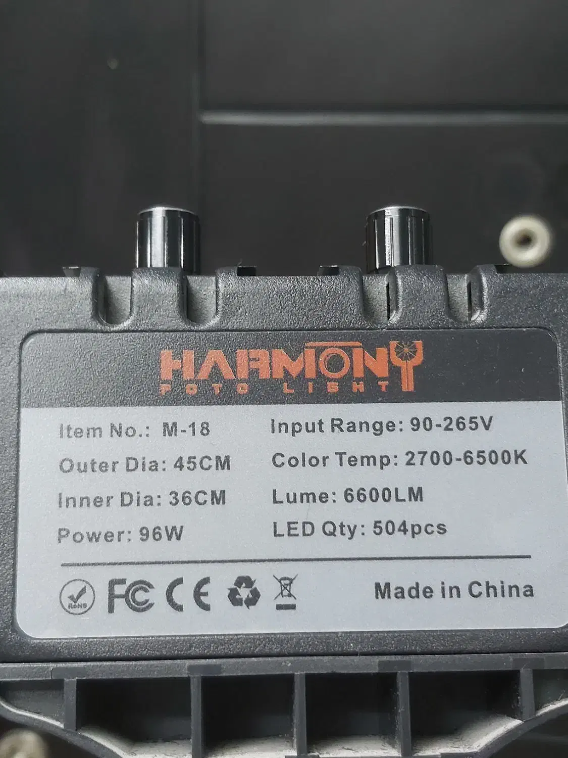 رینگ لایت هارمونی(HARMONY)|دوربین عکاسی و فیلم‌برداری|شیراز, اصلاح‌نژاد|دیوار