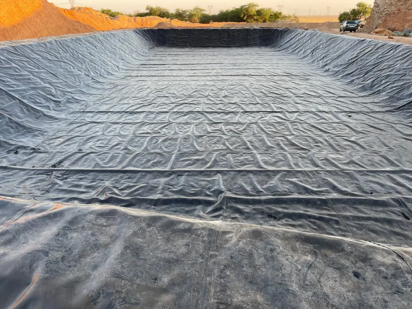 استخرکشاورزی ، عایق استخر ، ژئوممبران ،عایق پلیمری|خدمات پیشه و مهارت|ارومیه, |دیوار