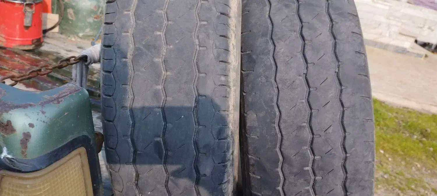 دوحلقه لاستیک مزدا وانت دور سفید سالم|قطعات یدکی و لوازم جانبی|ضیابر, |دیوار