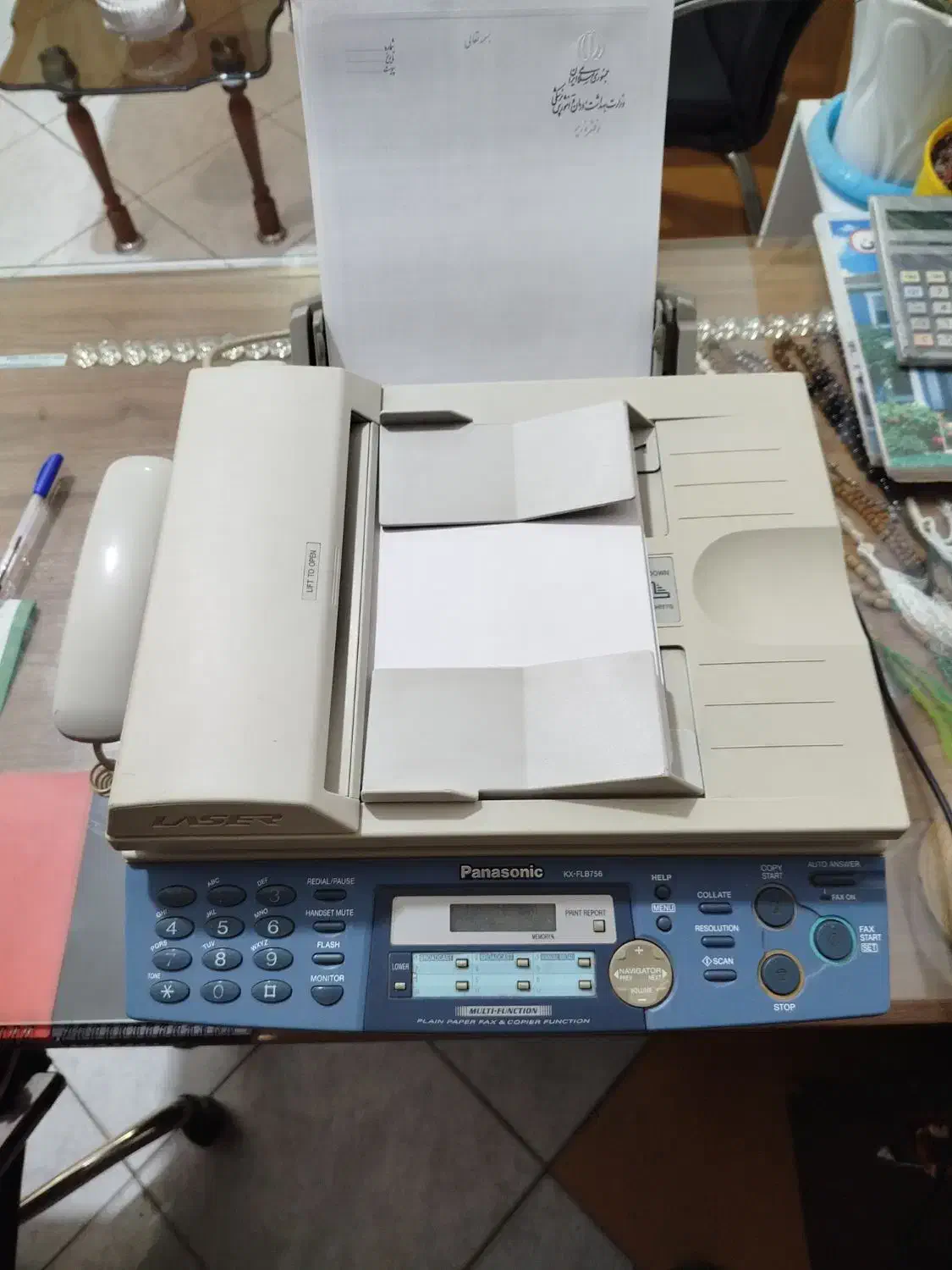 دستگاه کپی پاناسونیک مدل flb756|پرینتر، اسکنر، کپی، فکس|اسلام‌شهر, مظفریه|دیوار