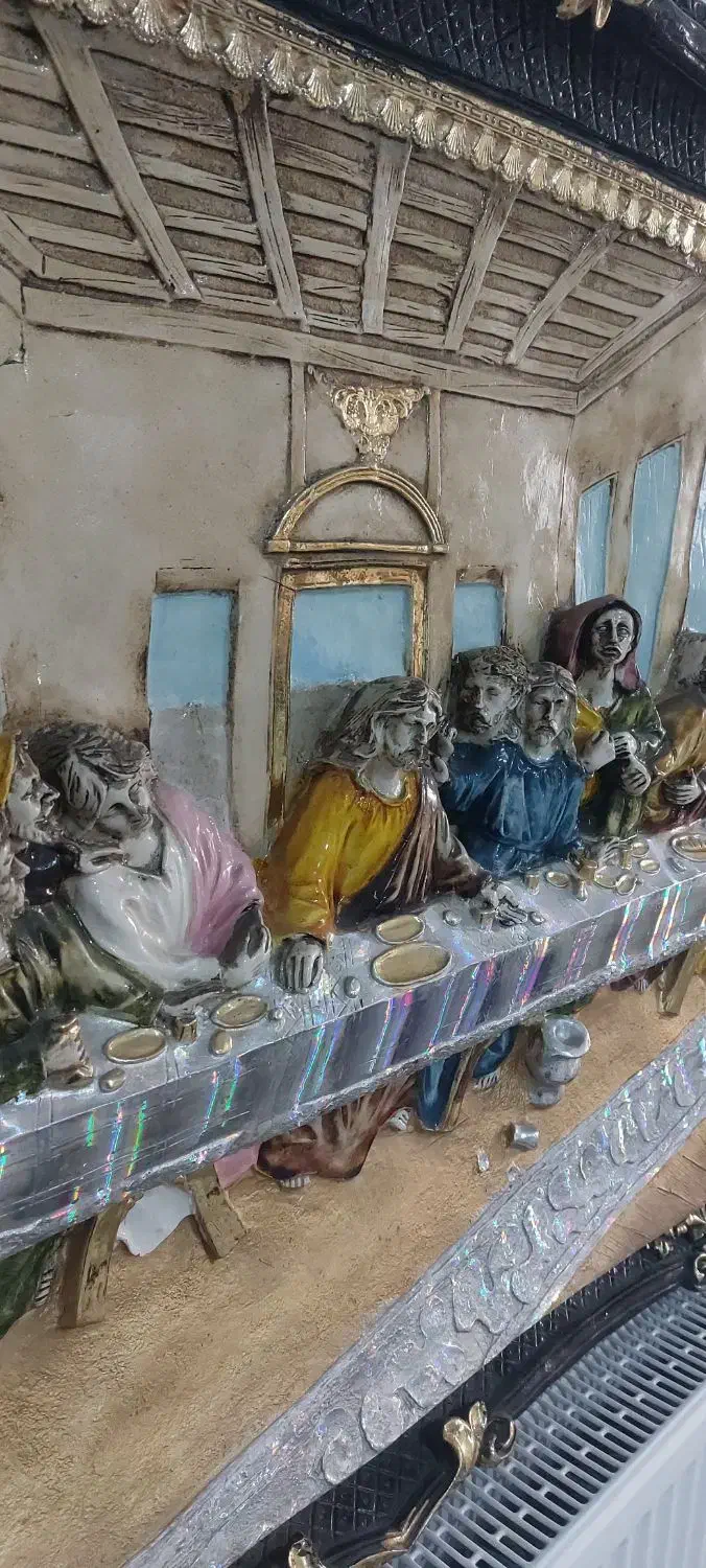 تابلوی شام آخر اثر (لئوناردو داوینچی )|تابلو، نقاشی، عکس|فولادشهر, B4|دیوار