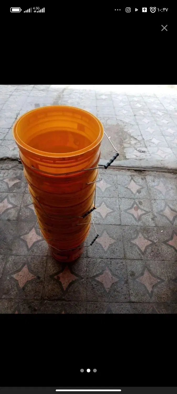 سطل خالی موجود شد|ظروف نگهدارنده، پلاستیکی، یکبارمصرف|ایرانشهر, |دیوار