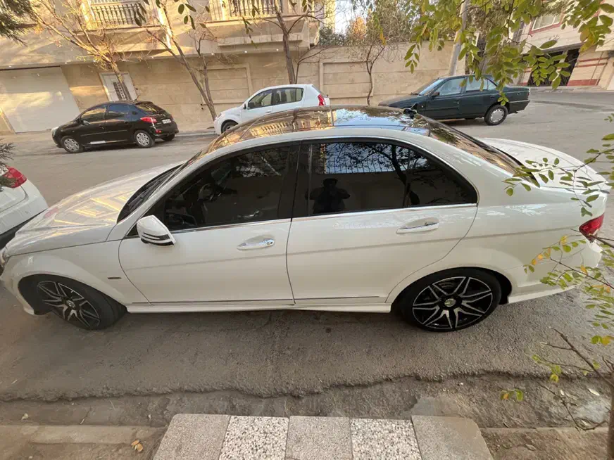 بنز c200 سفید|خودرو سواری و وانت|مشهد, هنرستان|دیوار
