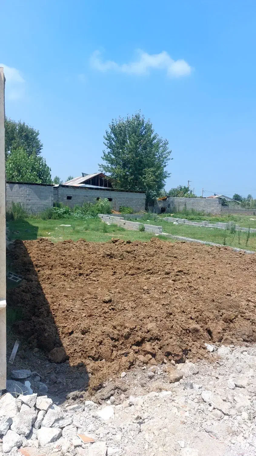 ۲۵۰متر مسکونی با پروانه ساخت خشکبیجار نوشر|فروش زمین و ملک کلنگی|خشکبیجار, |دیوار