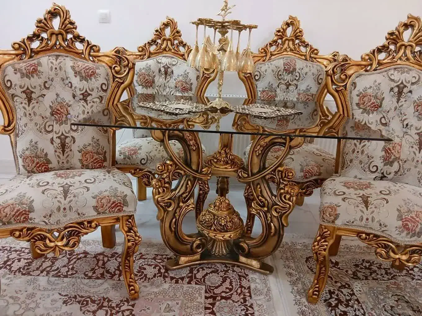 غذاخوری مناسب جهازیه چوب راشه|میز و صندلی غذاخوری|بروجرد, |دیوار