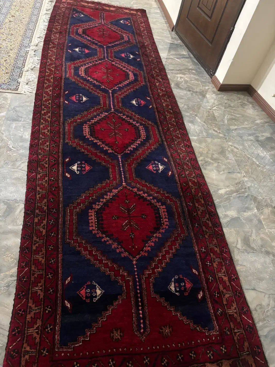 گبه دستبافت تمیز|گلیم، جاجیم، گبه|ساری, |دیوار