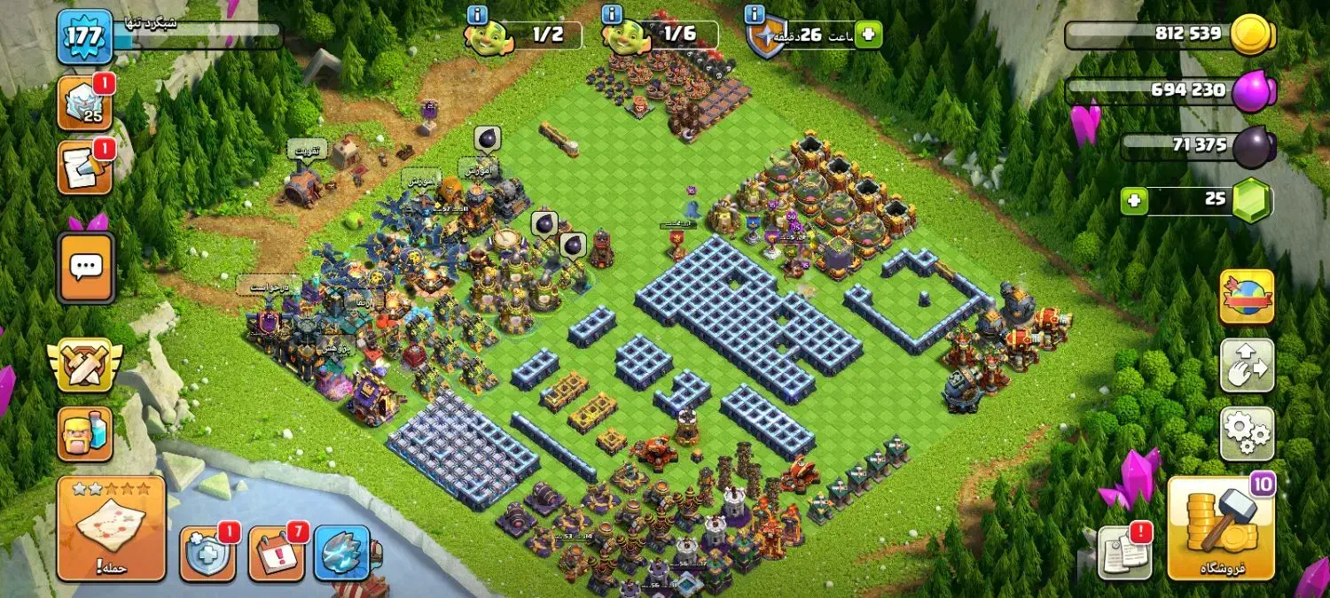 اکانت کلش خفن|کنسول، بازی ویدئویی و آنلاین|میانه, |دیوار