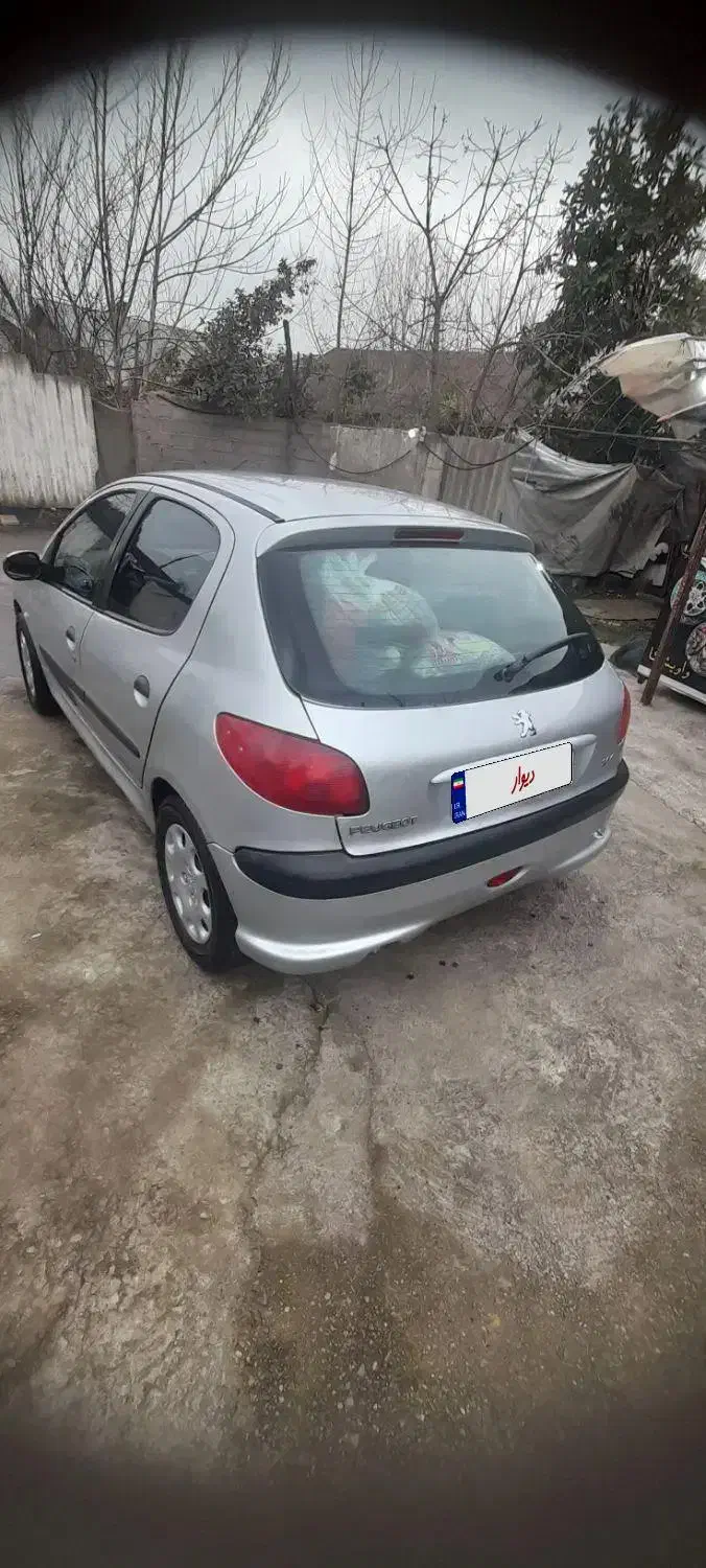 ۲۰۶نقره ای مدل ۸۵|خودرو سواری و وانت|لاهیجان, بازکیاگوراب|دیوار