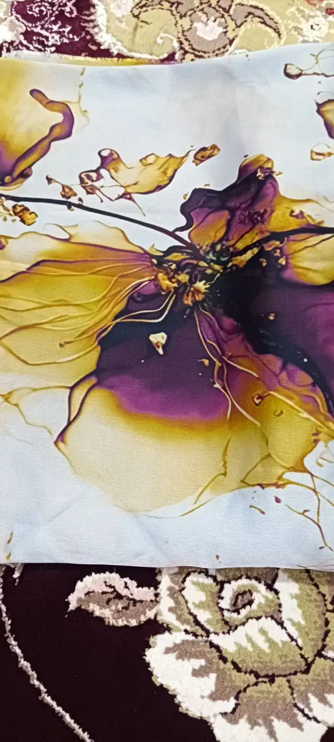 یک قواره پارچه ساتن ابریشم|لباس|زاهدان, |دیوار