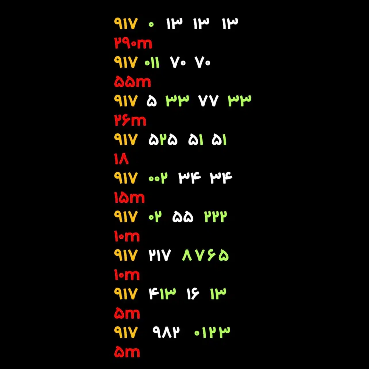 0917.533.77.33|سیمکارت|شیراز, ارم|دیوار