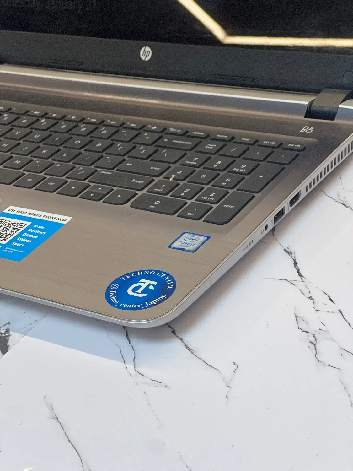 لپتاپ hp core i7 با هارد ssd samsung|رایانه همراه|تهران, بلوار کشاورز|دیوار