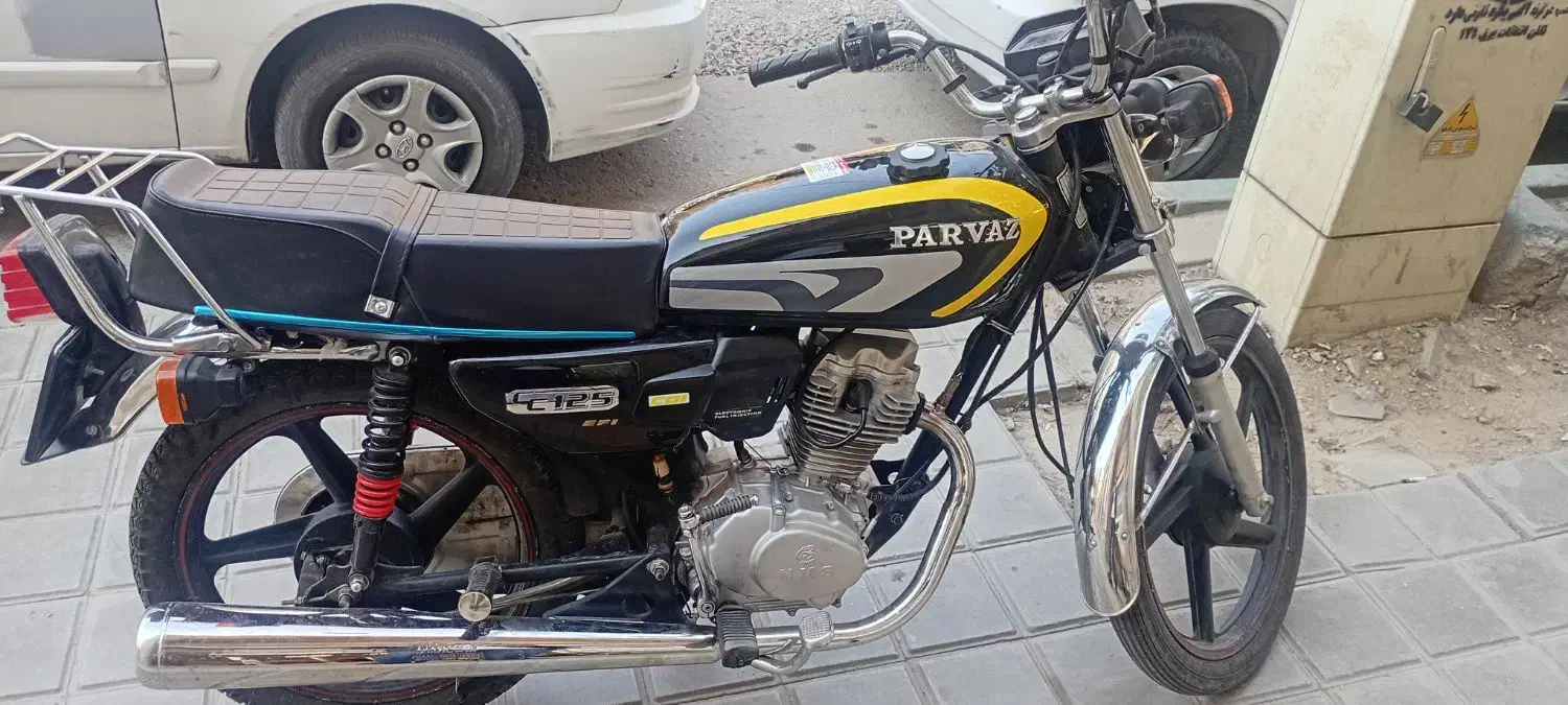 متور ۱۲۵ پرواز مدل ۹۸|موتورسیکلت|اصفهان, شمس آباد|دیوار