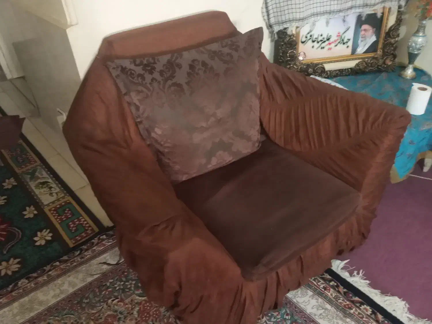 مبل کارکرده ۷ نفره|مبلمان خانگی و میز عسلی|خرم‌آباد, |دیوار