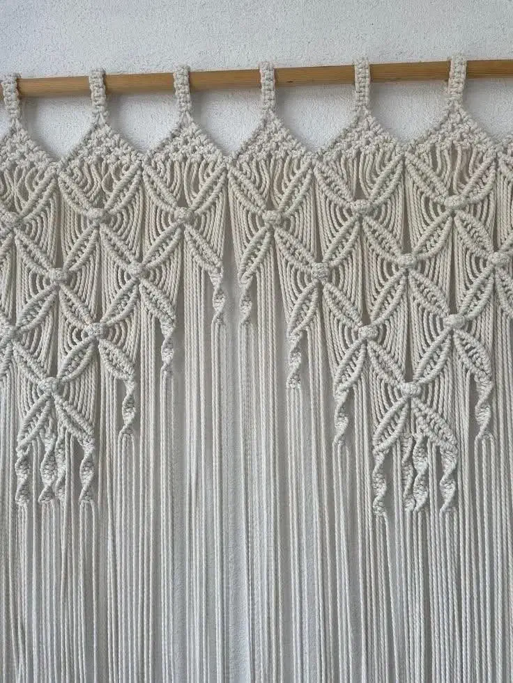 مکرومه|پرده، رانر، رومیزی|مشکیندشت, |دیوار