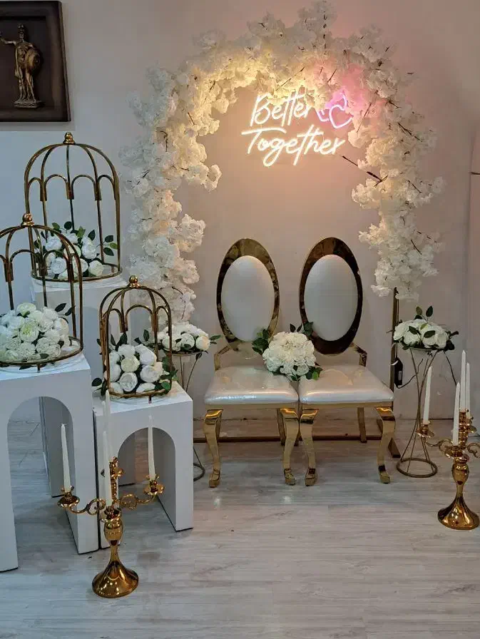 دیزاین جایگاه های بله برون ،نامزدی ،حنابندان ،عقد|خدمات پذیرایی، مراسم|بندر ماهشهر, |دیوار