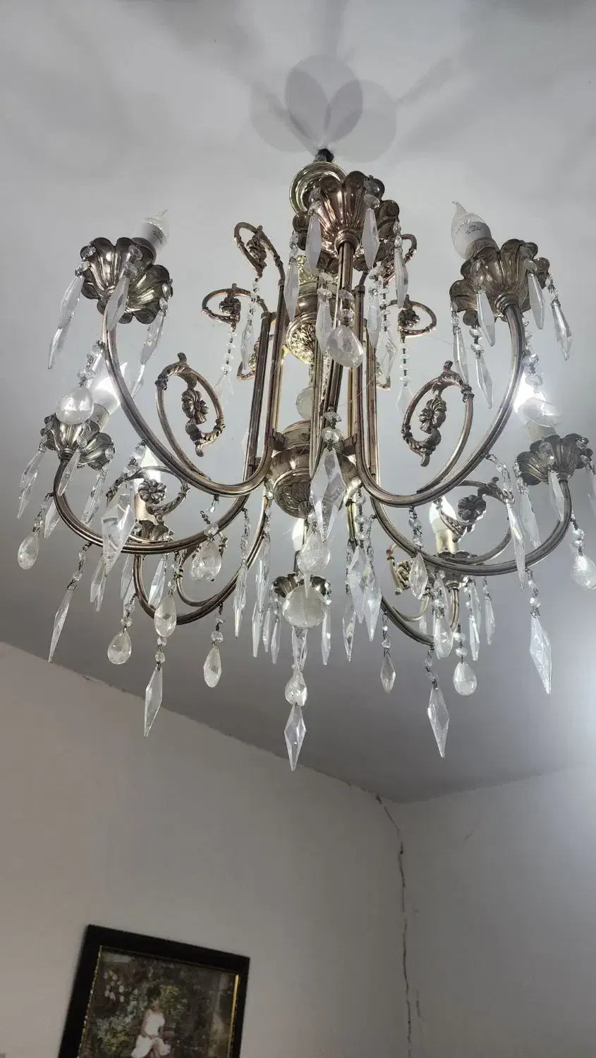 لوستر برنجه|لوستر و چراغ آویز|کرمانشاه, |دیوار