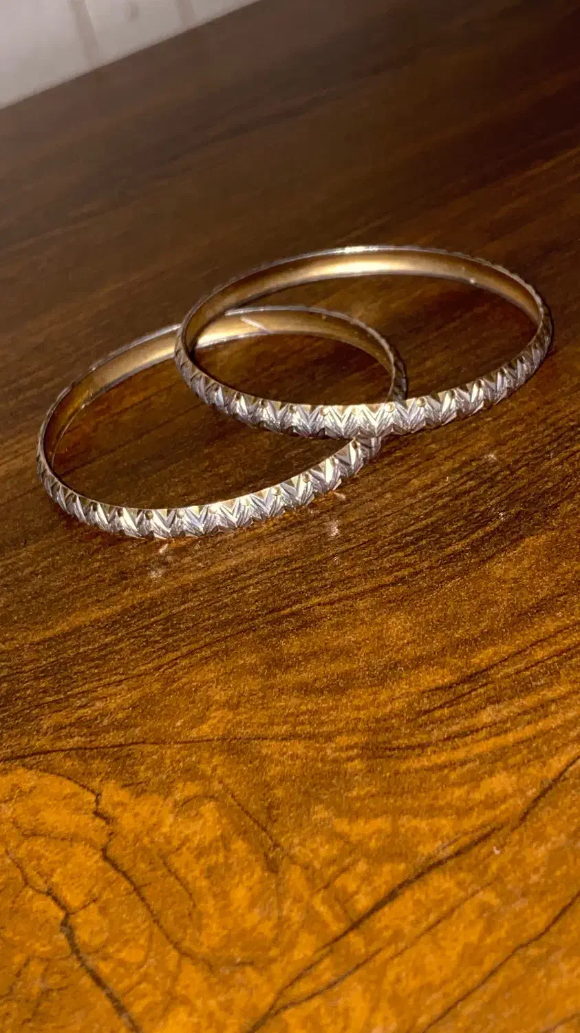 ۲عددالنگو نقره طلا16گرم برند اسماء سایز ۲|جواهرات|کرج, عظیمیه|دیوار