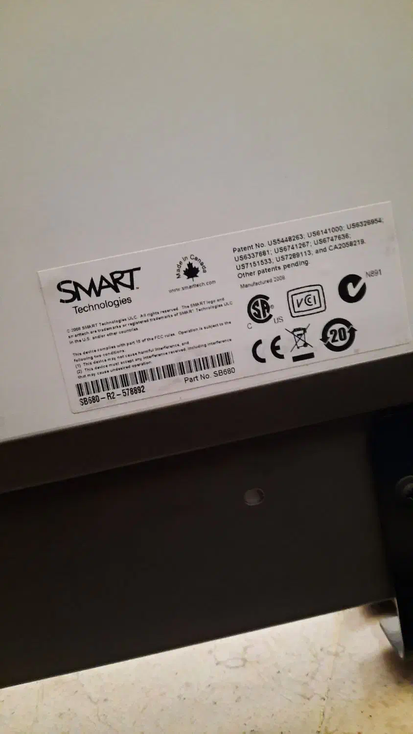 تخته وایت برد هوشمند smart board لمسی sb680|تلویزیون و پروژکتور|تهران, شهران جنوبی|دیوار