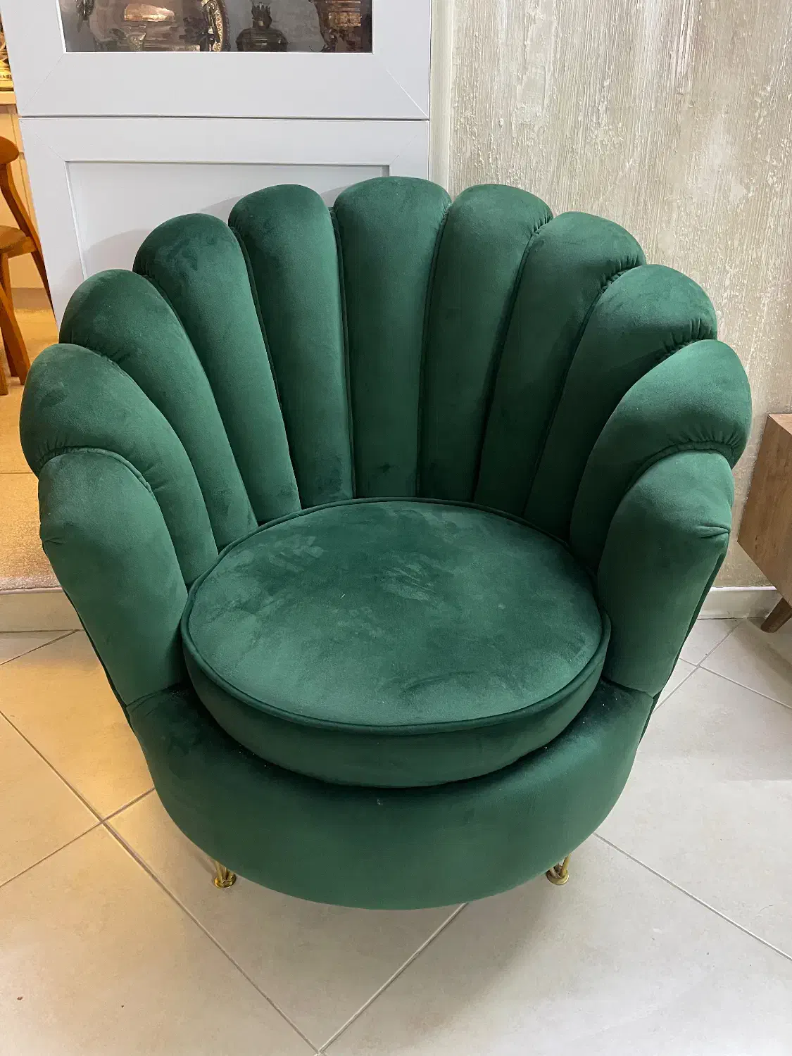 مبل تک نفره صدفی|مبلمان خانگی و میز عسلی|قزوین, |دیوار