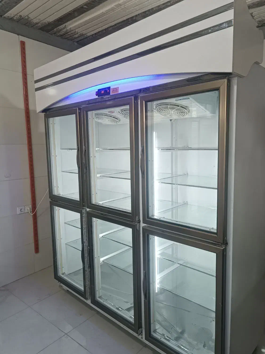 یخچال سر پایی ۶ درب|یخچال و فریزر|آبپخش, |دیوار