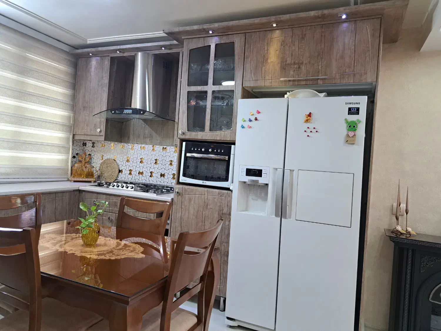 میز نهارخوری ۴ نفره|میز و صندلی غذاخوری|تهران, پرستار|دیوار